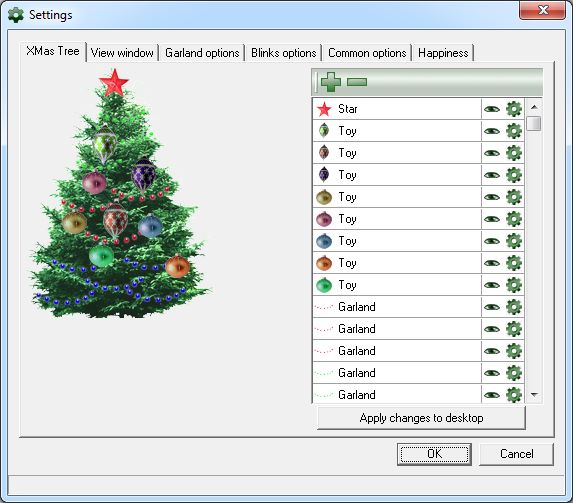 Desktop XMas Tree Constructor