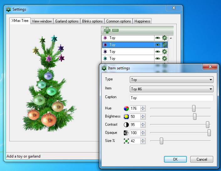 Desktop XMas Tree Constructor